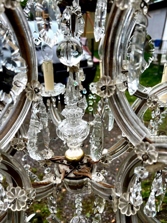 Traumhaft Schöner Palwa Kristall Lüster / Kronleuchter 50er Jahre – Kinderleuchten, Glass (photo 4 of 5)