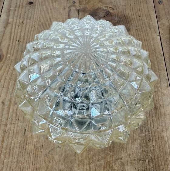 Plafonnier vintage en porcelaine blanche, années 1970 – Ceramic, Glass (photo 5 of 12)