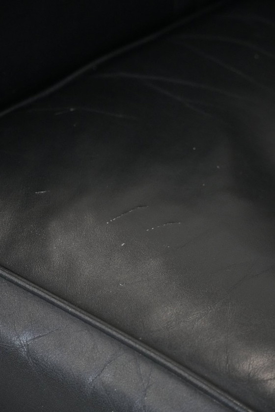 Image 1 of 2 x Sillón de diseño Art Déco Schuitema en piel negra de la serie Decoforma