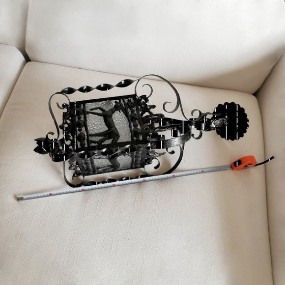 Image 1 of LANTERNA IN FERRO BATTUTO