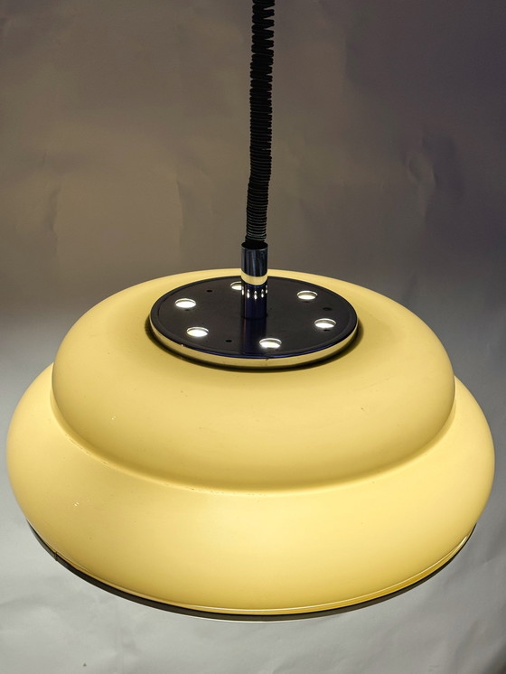 Image 1 of Unique Mid-Century / Space Age Belgian Pendant Lamp from 1978