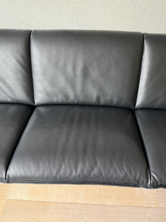 Leolux Bora Bora 3-Seater Sofa – Senso Black Leather – 3-5 seaters (photo 6 of 7)