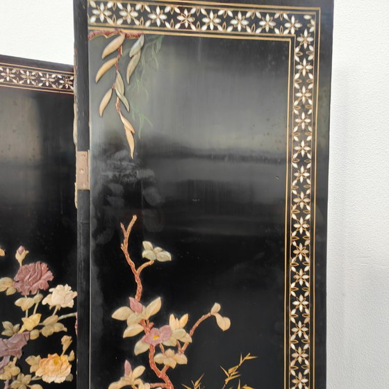 Image 1 of Paravento antico cinese, stile cineseria