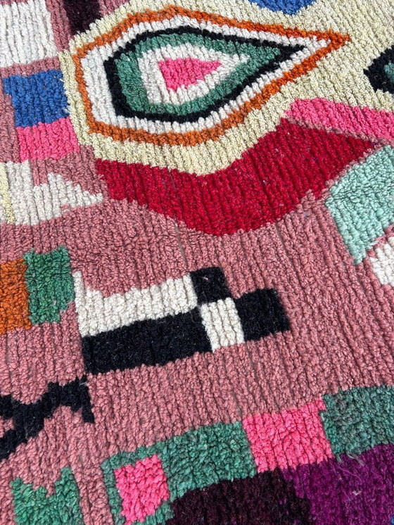 Image 1 of Tappeto berbero marocchino moderno e colorato