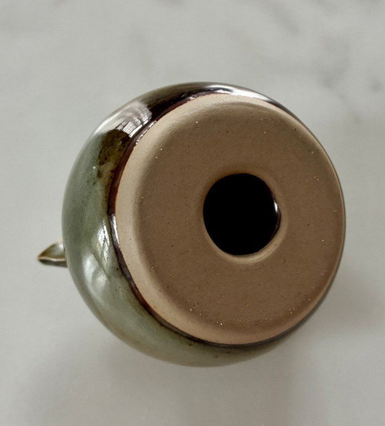 Image 1 of Small glazed ceramic apple