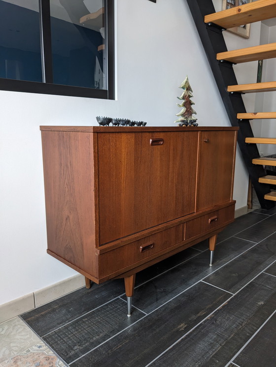 Image 1 of Vintage Scandinavian design bar cabinet