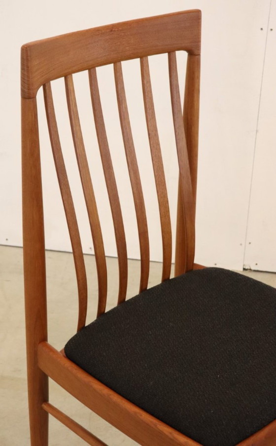 Image 1 of Lot de 4 chaises de salle à manger Bramin rembourrées vintage