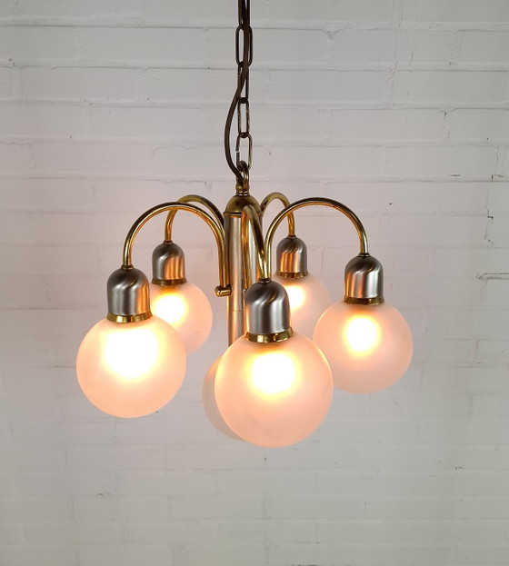 Image 1 of Lampe à suspension vintage Solken Leuchten, ère spatiale des années 70