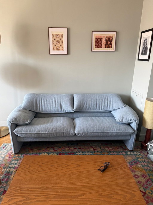 Prachtige Maralunga Cassina bank - Cielo bouclé - perfecte staat