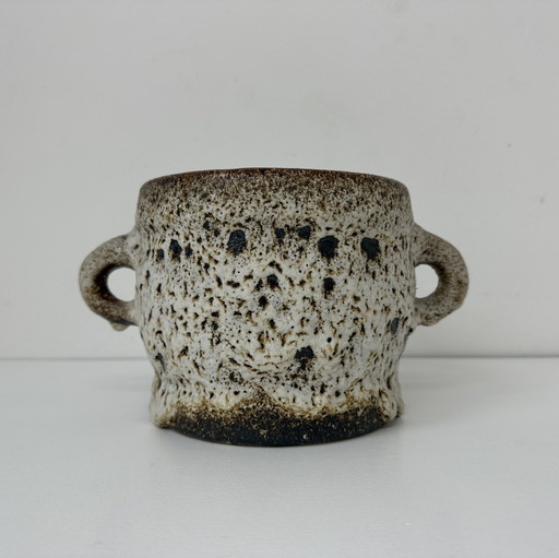 Vintage bloempot van keramiek, 1970