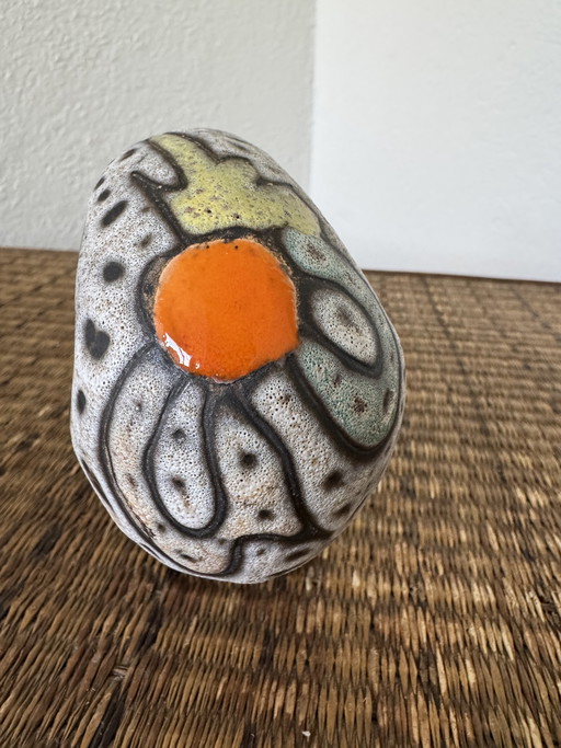 Keramisch sieradenbakje van Vallauris Bessone uit de jaren 60.