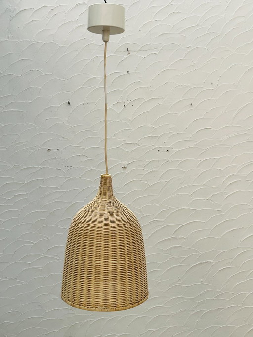 Vintage Ikea Wicker Pendant Light, Bohemian Chic Style – hanglampen, Bamboo