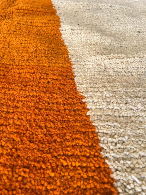 Image 1 of Tappeto in pura lana fatto a mano, lavorazione artigianale tradizionale, misura 2/3 m