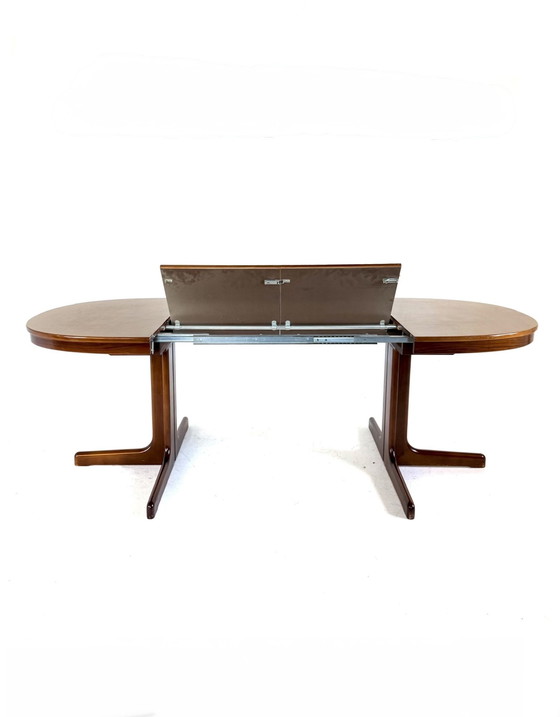 Image 1 of Vintage XL extendable teak dining table, Lübke '60