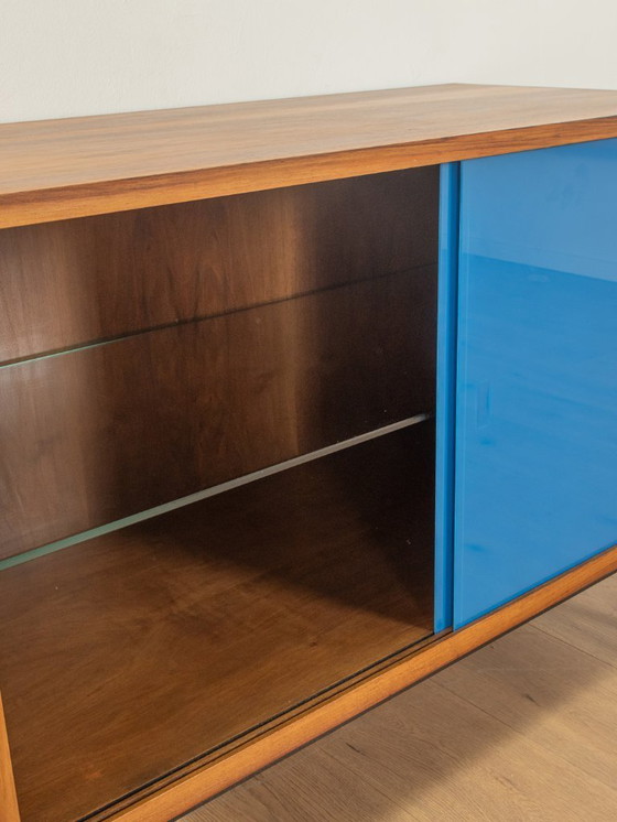 Image 1 of Blauw dressoir uit 1950