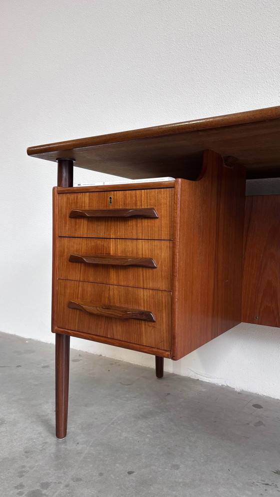 Image 1 of Vintage Desk 2-Sided In Teak