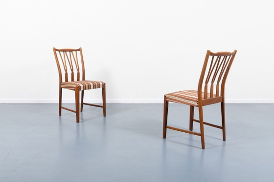 Image 1 of Ensemble de salle à manger suédois moderne du milieu du siècle par Nils Jonsson pour Hugo Troeds