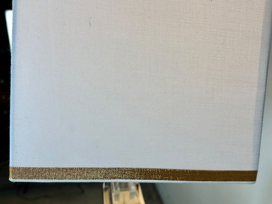 Image 1 of Lamp in art-decostijl van verchroomd aluminium en altuglas, jaren 2000.