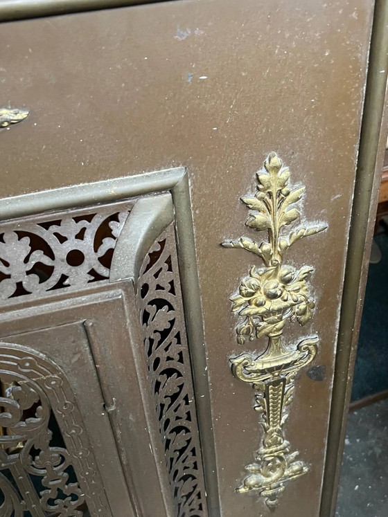 Kaminschutzgitter im Stil Napoleons III. – Dekorative Objekte, Bronze, Brass (photo 5 of 6)