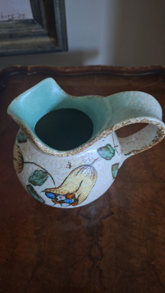 Jug from Pottery J. Goedewaagen & Zoon, Gouda. – Goedewaagen Gouda, Vases, Ceramic (photo 4 of 5)