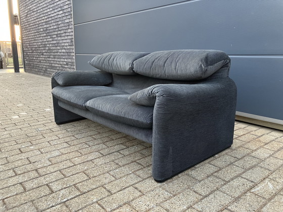 Image 1 of Cassina Maralunga 2 posti, tessuto originale ribble Top condition!!!