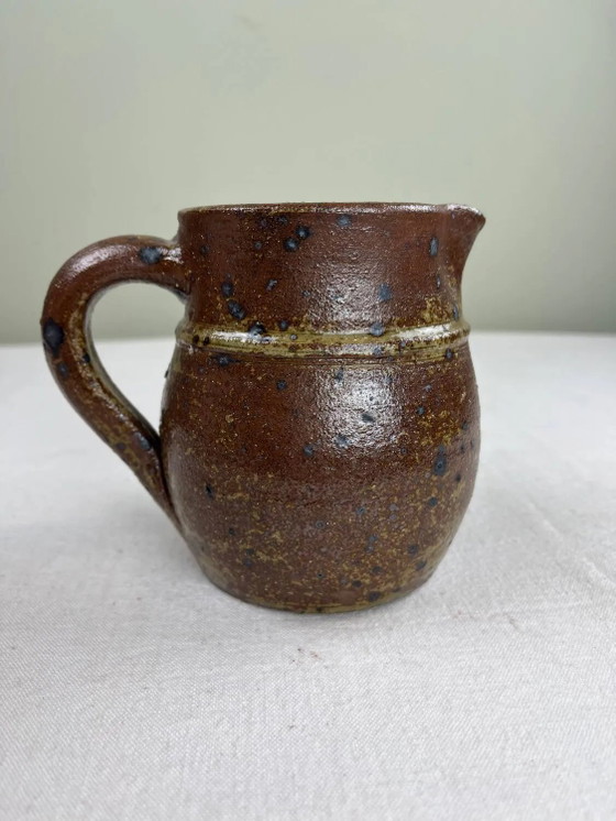 Jarra de leche de piedra pirita – Vasos y jarras, Porcelain, Brutalist (photo 7 of 8)