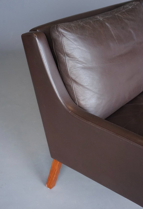 Image 1 of Sofá danés de dos plazas de cuero de Georg Thams, Dinamarca, década de 1960