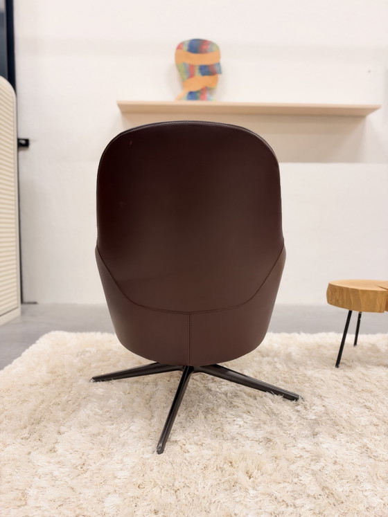 Leolux Lanah Swivel Armchair Noli leather, Brown (photo 8 of 8)