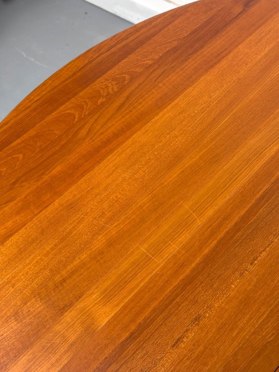 Vintage Teak Round Table – glostrup, Dining tables, Wood (photo 7 of 19)