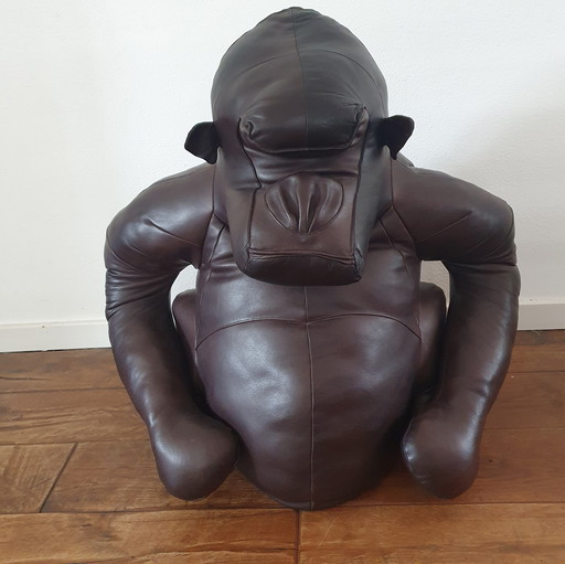 Gorille en cuir HK Living
