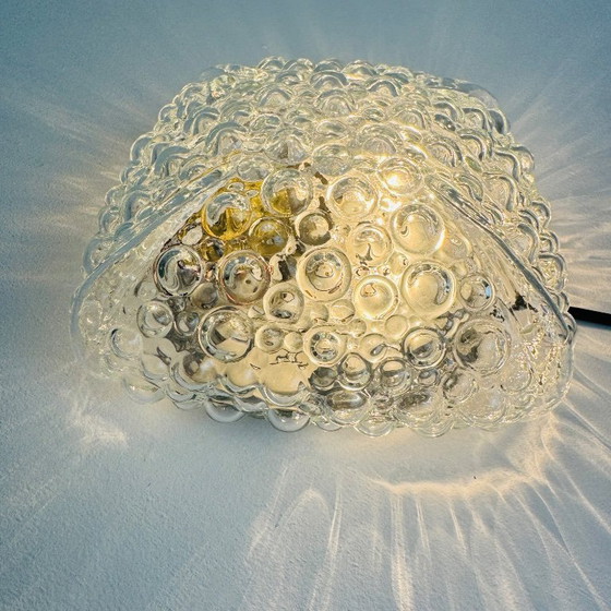 Image 1 of VINTAGE BUBBLE GLASS WALL LIGHT
