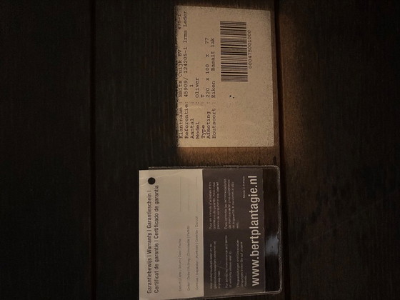 Image 1 of Dining table Bert Plantagie 'Oliver' (Oak Basalt)