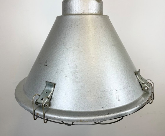 Image 1 of Industriële Poolse fabrieksplafondlamp van Mesko, jaren 90.