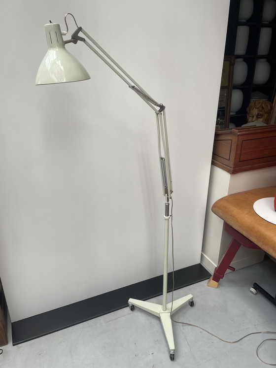 Hala Bureaulam Verrijdbaar, Jaren 70 – Vloerlampen, Metal, Chrome (photo 4 of 10)