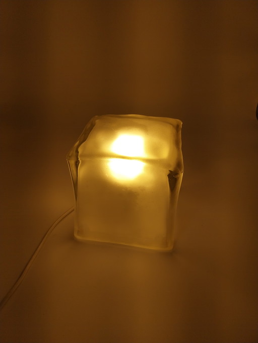 1 x lampe de table ice cube by Ikea by Hendrik lander iviken 1990