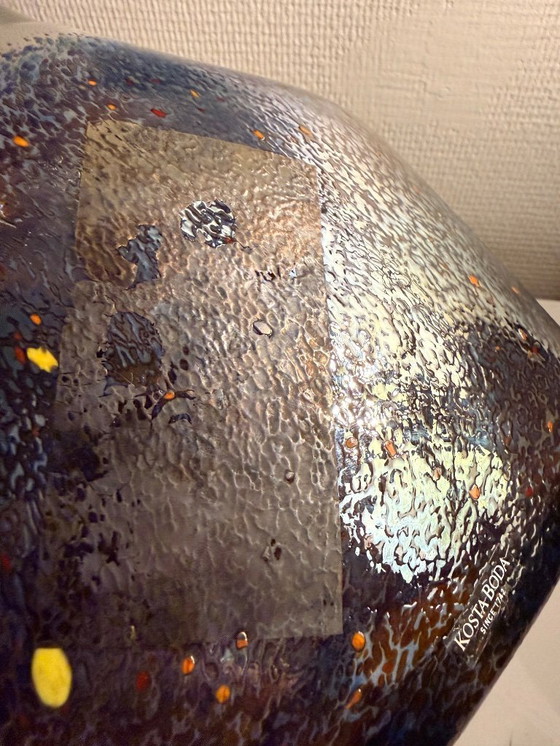 Image 1 of Jarrón "Satélite" Kosta Boda firmado por Bertil Vallien - Bronce oscuro grande (Modelo 89253)