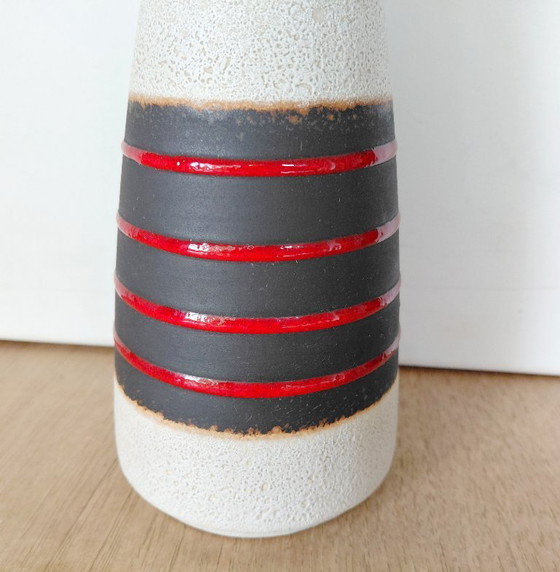 Jasba Keramik Retro Vase 602/28 Sixties Diabolo Fat Lava – Vasen, Ceramic (photo 7 of 11)