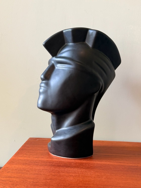 Lindsey B – busto modernista abstracto negro – Objetos decorativos, Cerámica (photo 2 of 5)