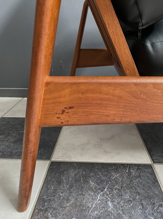 Image 1 of Poltrona Teak Arm di Arne Wahl Iversen rivestita