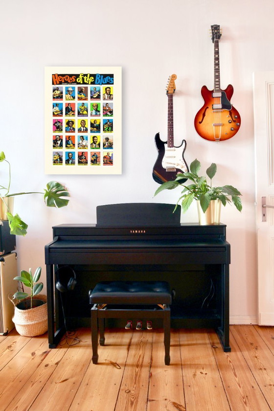 Image 1 of Robert Crumb Heroes of the Blues - Poster 50 × 70 cm