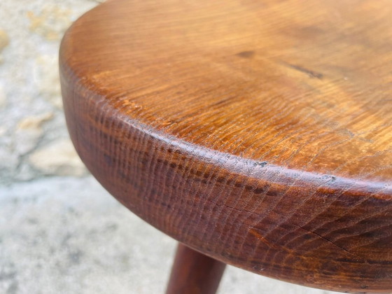 Sgabello Berger vintage, alto, in frassino, di Charlotte Perriand, anni '50 – Sgabelli, Legno (photo 9 of 32)