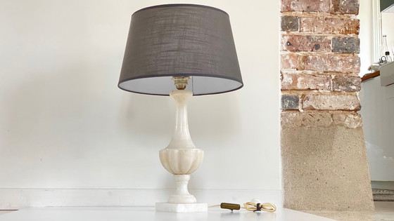 Image 1 of ALBATRE Lampada in Pietra Forma MEDICIS Vintage