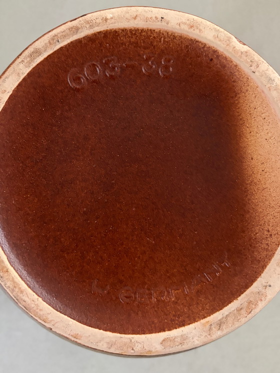 Jarrón de cerámica XXL West Germany con asa – Jarrones, Ceramic, Vintage (photo 6 of 6)
