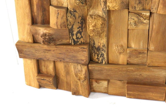 Image 1 of Pannello murale in legno vintage