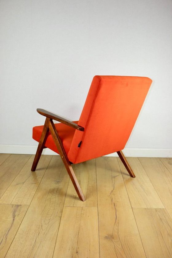 Image 1 of Sillón B-310 VAR de terciopelo estructural naranja - 2 unidades disponibles