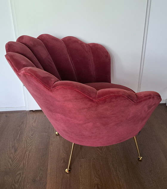 Image 1 of Sillón de terciopelo Eichholtz Trapezium