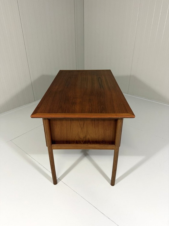 Gunnar Nielsen Teak Freestanding Desk Tibergaard Denmark – Wood (photo 8 of 15)