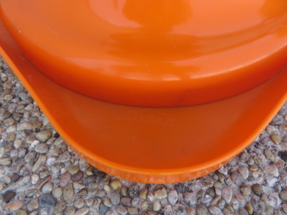 Tabouret Plastique Orange, SELUP, France, 1970 – Plastic (photo 11 of 11)