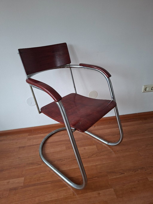 Silla con estructura tubular Paul Schuitema - D3 modelo 35