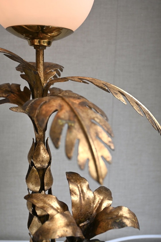 Image 1 of Hollywood Regency Table Lamp Palm Tree Hans Kögl